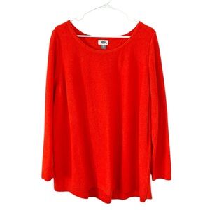 Old Navy Red Criss Cross Sweater